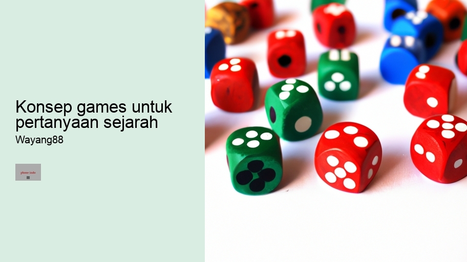 konsep games untuk pertanyaan sejarah