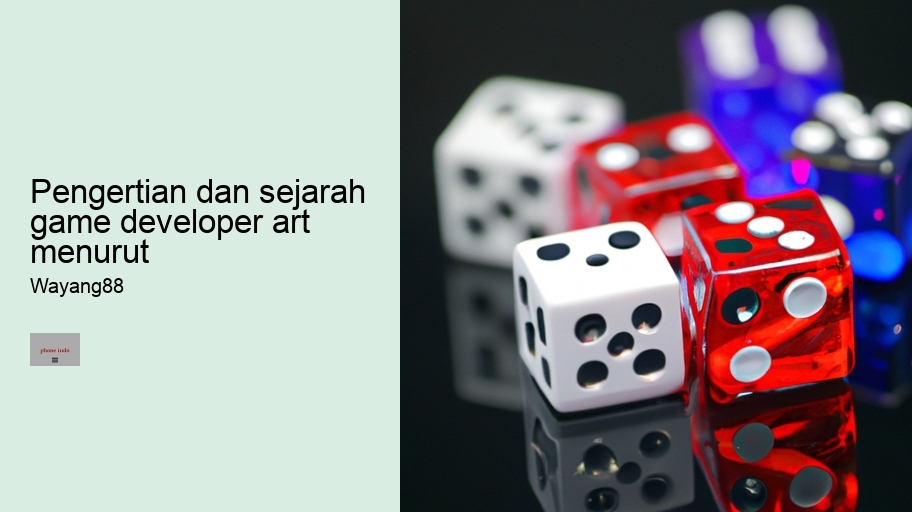 pengertian dan sejarah game developer art menurut