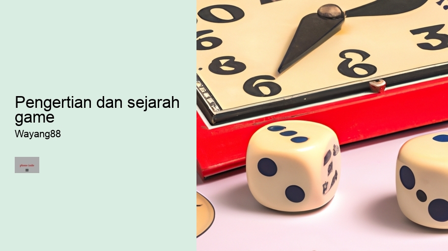 pengertian dan sejarah game